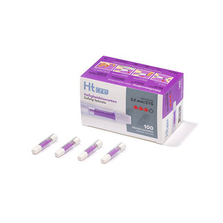 HT One Ht One Veiligheidslancetten 2,2 mm 100.00 Stuks