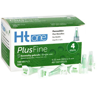 HT One Ht One Plusfine pennaalden 4mm 32G 100 Stuks