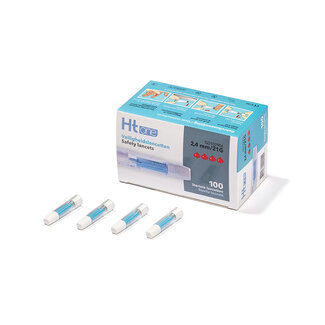 HT One Ht One Veiligheidslancetten 2,4 mm 100.00 Stuks