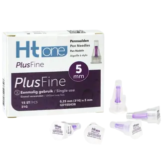 HT One Ht One Plusfine pennaalden 5mm 31G (15) 15.00 Stuks