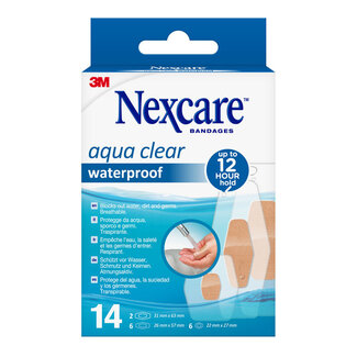 Nexcare Aqua clear waterproof 360° cerotti 14 pezzi