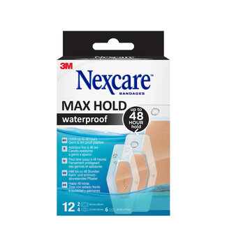 Nexcare MaxHold pleisters 3 maten assortiment 12 Stuks