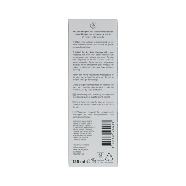 Therme Zen by Night Massage Oil 125.00 Milliliter