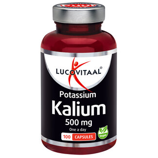 Lucovitaal Kalium Potassium Puur 500mg 100.00 Capsules