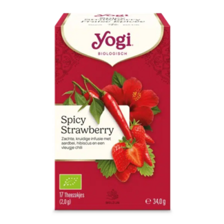 Yogi Tea Yogi® Spicy Strawberry Bio 17.00 Zakjes
