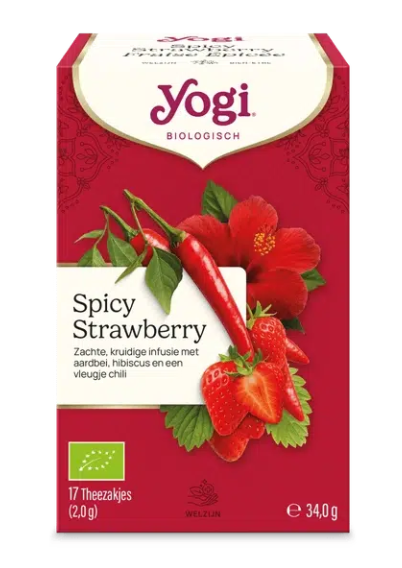 Yogi Tea Yogi® Spicy Strawberry Bio 17 Zakjes