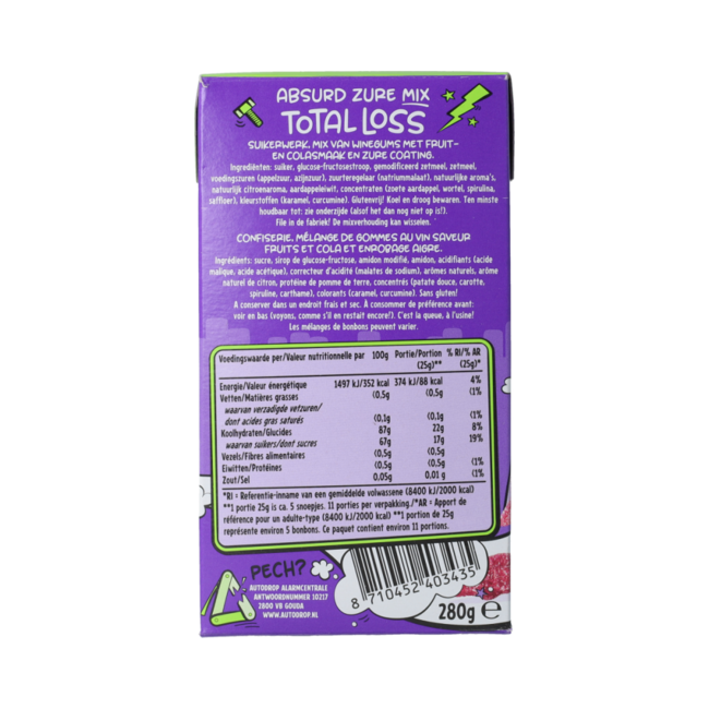 Autodrop Zure Vegan Total Loss 280.00 Gram