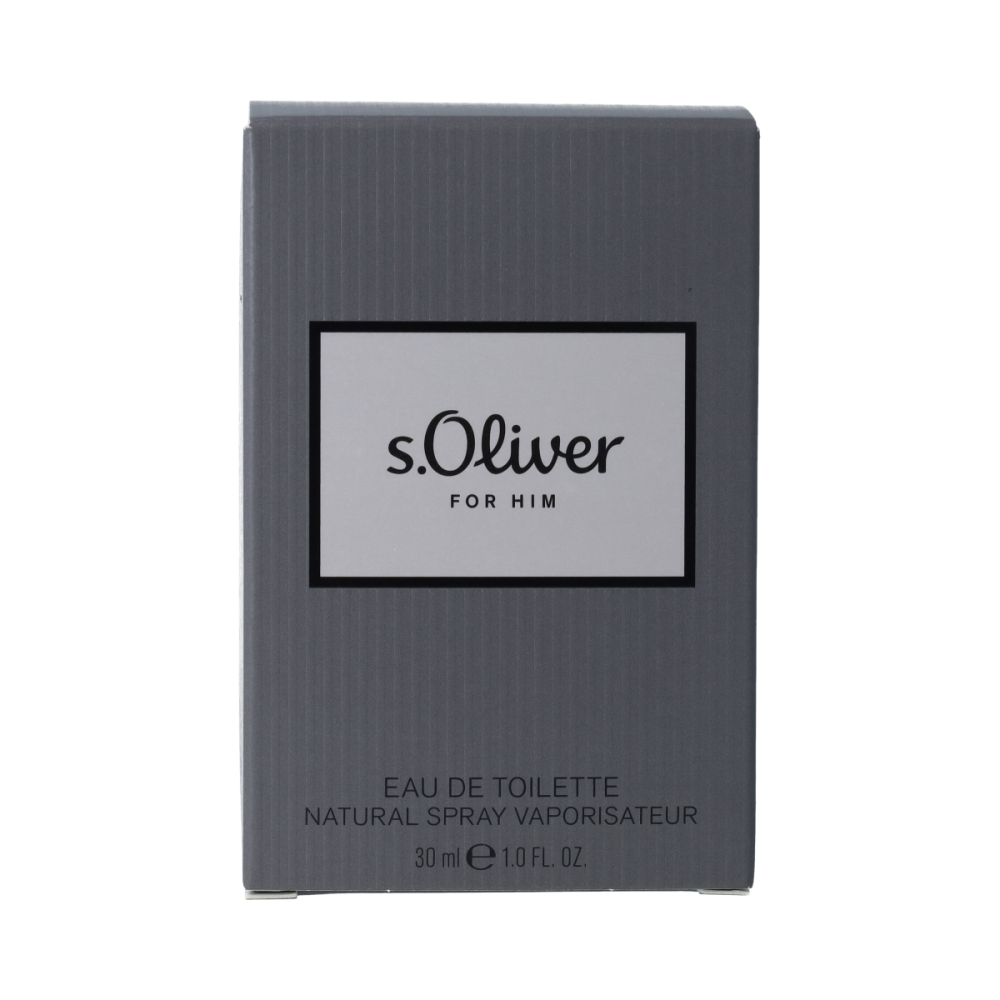 S Oliver For him men eau de toilette natural spray 30 Milliliter