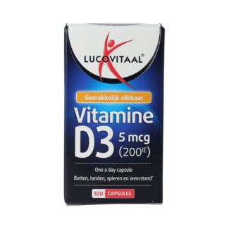 Lucovitaal Vitamine D3 5 mcg 100 capsules