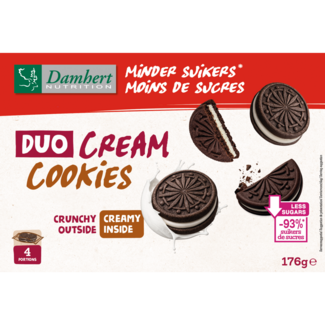 Damhert Minder Suikers Duo Cream Cookies 176 Gram