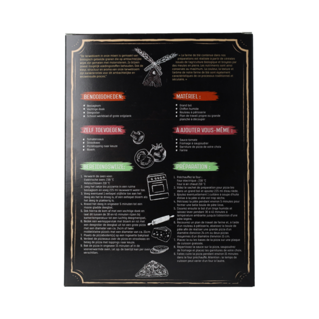 Pizzamix bio 400.00 Gram