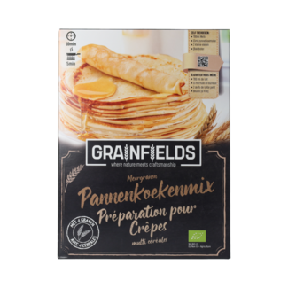 Grainfields Pannenkoekenmix meergranen bio 350.00 Gram