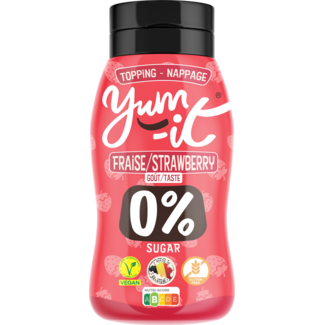 Yum-It Aardbei topping 300.00 Gram