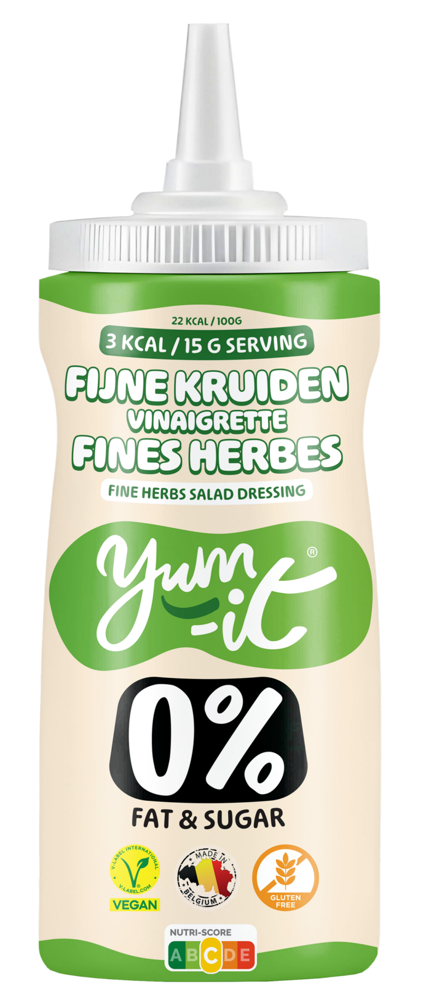 Yum-It Ciboulettte fijne kruiden salade dressing 250 Milliliter