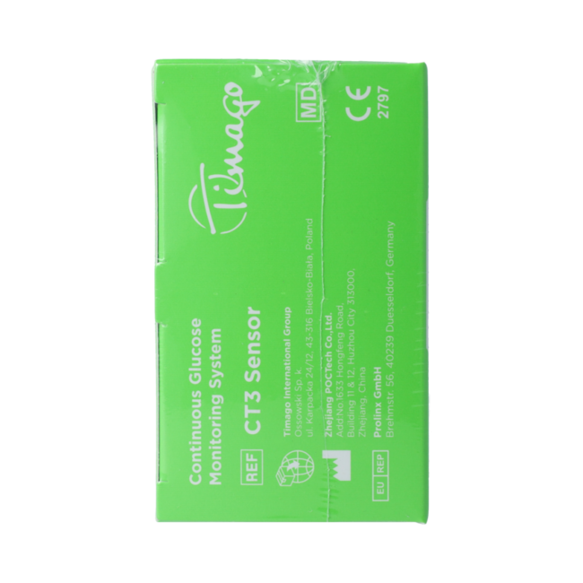 Glucose Sensor CT3 (voor 14 dagen) 1.00 Stuks
