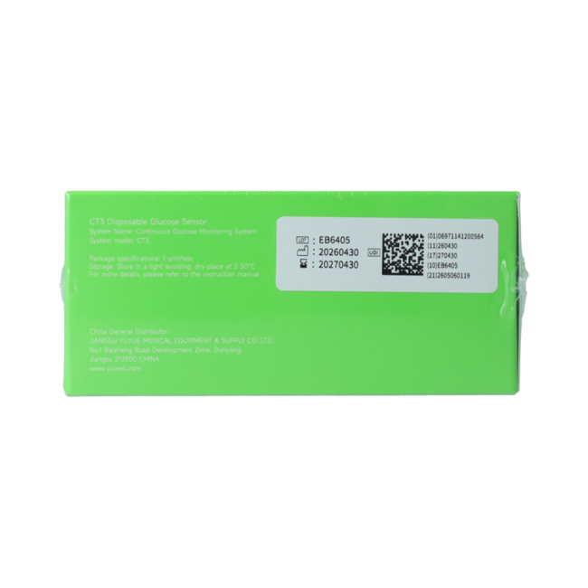 Glucose Sensor CT3 (voor 14 dagen) 1.00 Stuks