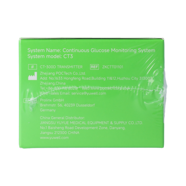 Glucose Transmitter CT3 (voor 2 jaar) 1.00 Stuks