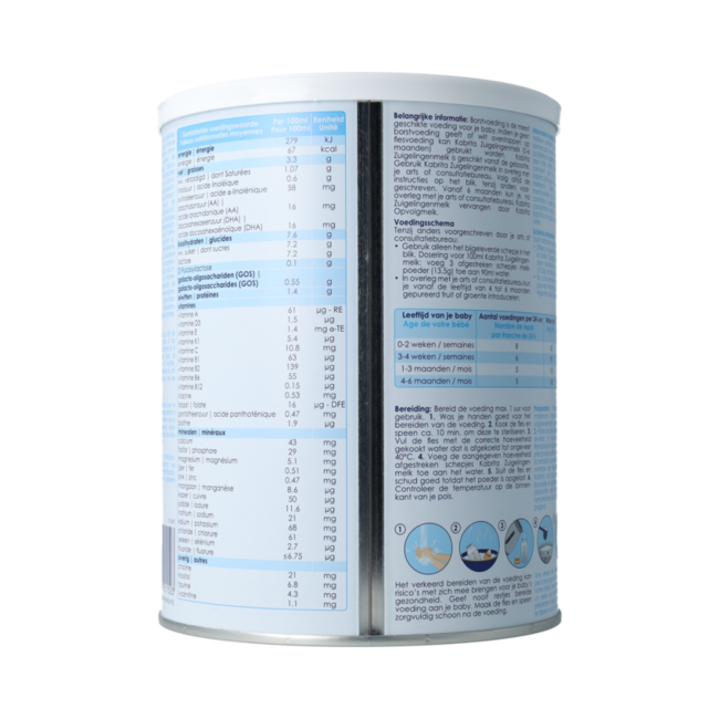 Volledige Zuigelingenvoeding 1 800.00 Gram
