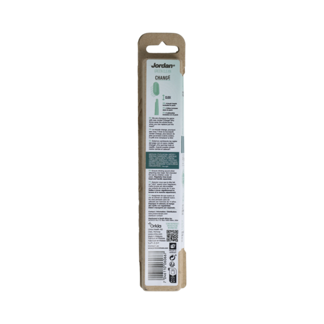 Tandenborstel Green Clean Change Medium 4-pack 4.00 Stuks