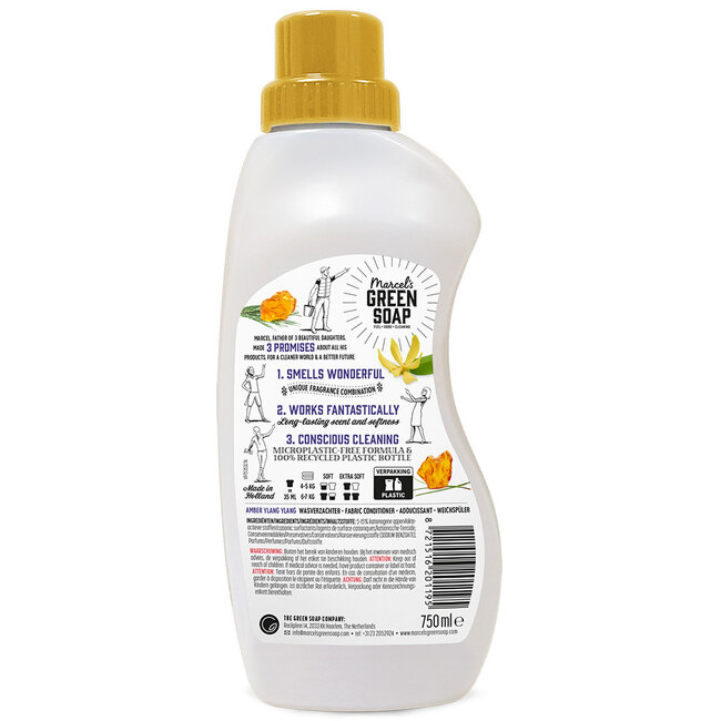 Wasverzachter Amber & Ylang Ylang 750.00 Milliliter