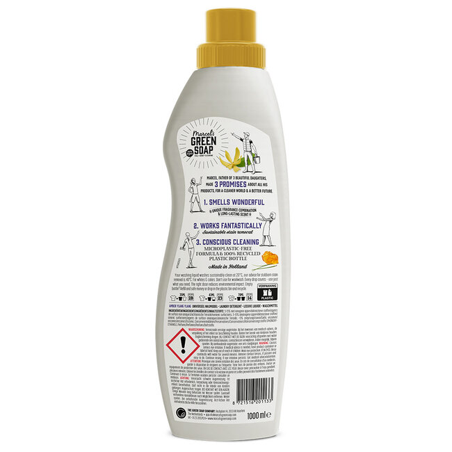 Wasmiddel Amber & Ylang Ylang 1000.00 Milliliter