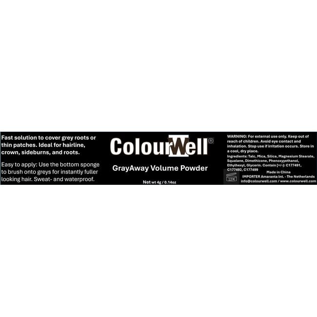 ColourWell GreyAway Volume Powder Black 4.00 Gram