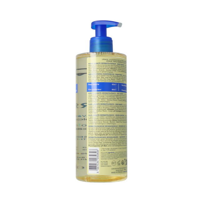 DERM-PHY  Huile lavante dermatologique 500.00 Milliliter