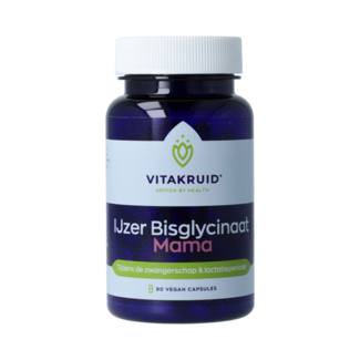 Vitakruid IJzer Bisglycinaat Mama 30 Complex oa koper, C 90.00 Vegetarische capsules