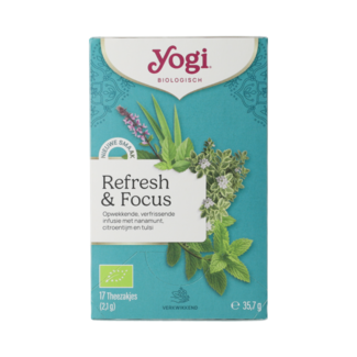 Yogi Tea Yogi® Refresh & Focus Bio 17.00 Zakjes