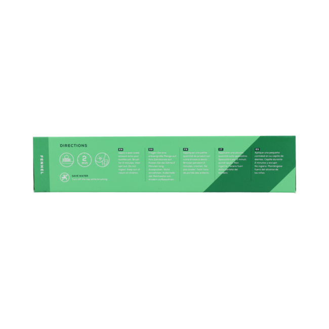 Fluoride Free Toothpaste Hydroxyapatite - Fennel 75.00 Milliliter