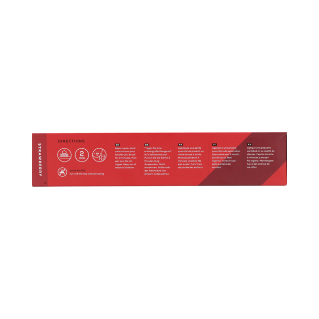 Fluoride Free Toothpaste Hydroxyapatite Strawberry 75.00 Milliliter
