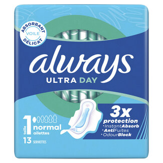 Always Always Ultra Maandverband VLEUGELS 13CT 13.00 Stuks