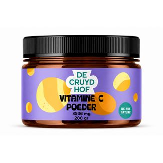 De Cruydhof De Cruydhof Vitamin C Pulver, 200 g 200,00 Gramm