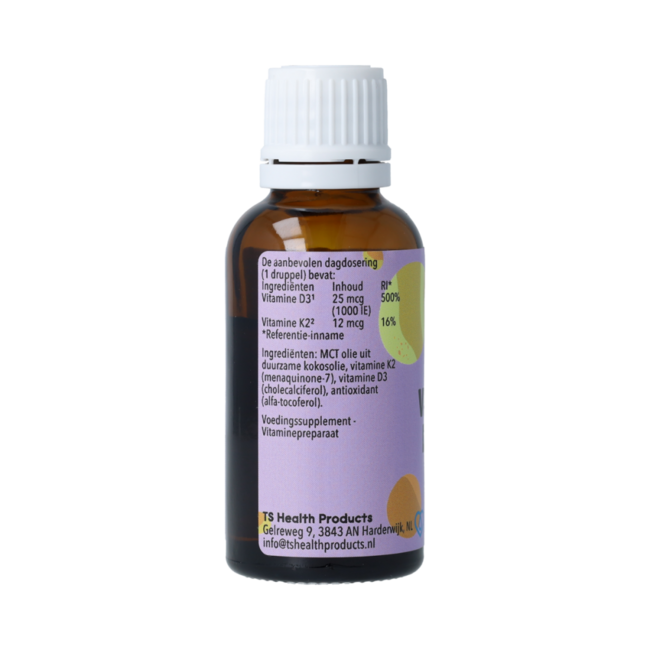 De Cruydhof Vitamine D3 & K2, 25 ml 25.00 Milliliter
