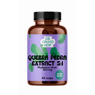 De Cruydhof De Cruydhof Quebra Pedra estratto 5:1, 60 vcaps 60,00 Capsule vegetariane