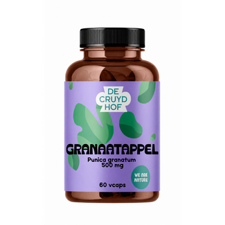De Cruydhof De Cruydhof Granaatappel, 60 vcaps 60 Vegetarische capsules