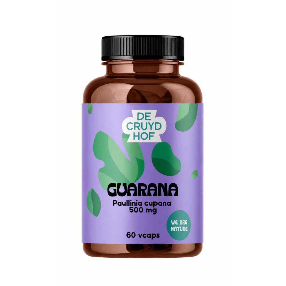 De Cruydhof Guarana bio 60 Vegetarische capsules