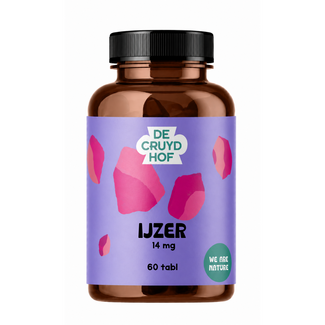 De Cruydhof De Cruydhof IJzer, 60 tabl 60.00 Tabletten