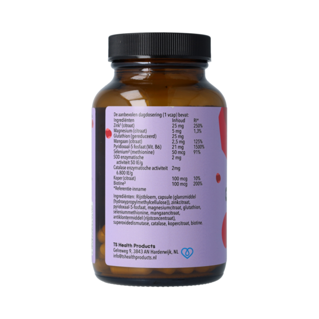 De Cruydhof Glutathion HPU formule, 60 vcaps 60.00 Vegetarische capsules