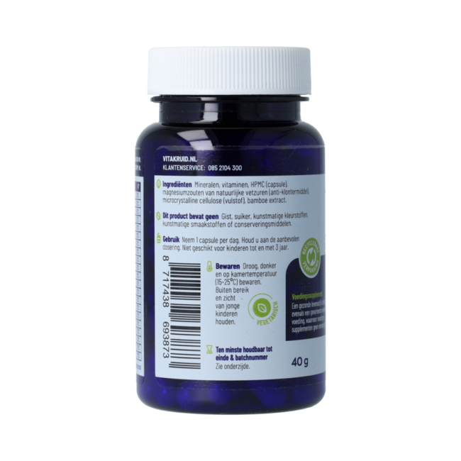 Multi 100% RI met goed opneembare vormen 90.00 Vegetarische capsules