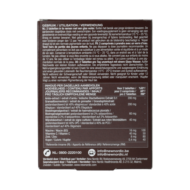 Pigment clear skin care  60.00 Tabletten