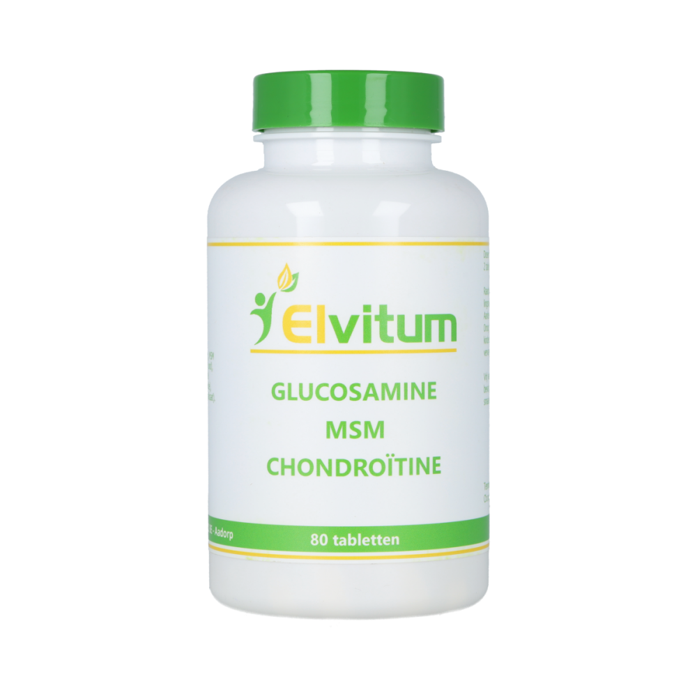 Elvitum Glucosamine MSM Chondroïtine 80 Tabletten