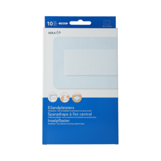 Hekaplast Inselpflaster 10 × 15 cm steril 10,00 Stück