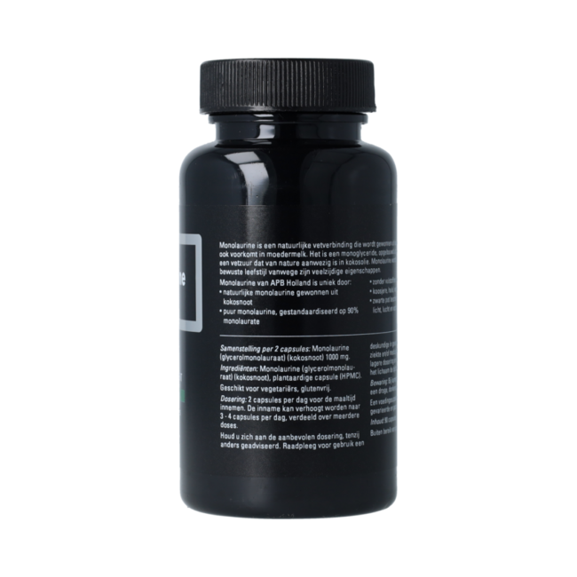 Monolaurine puur 500mg 90.00 Capsules