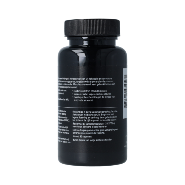 Monolaurine puur 500mg 90.00 Capsules