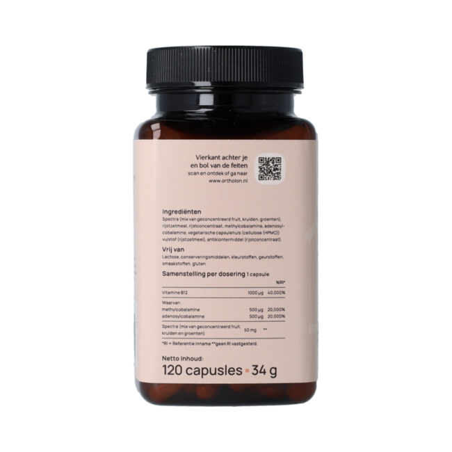 Vitamine B12 Vegan 120.00 Capsules