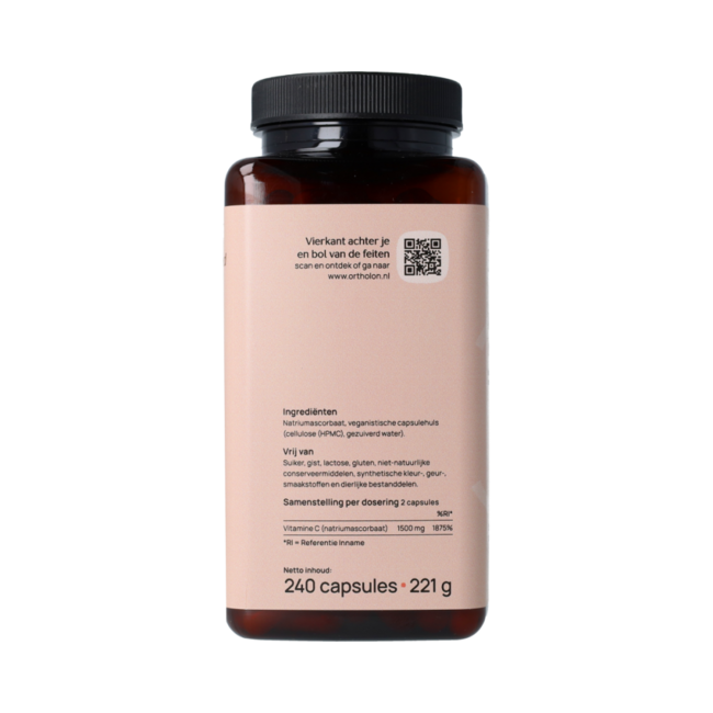 Vitamine C Zuurvrij 240.00 Capsules