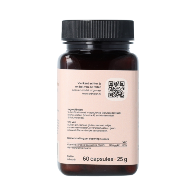 Vitamine A 4000IE 60.00 Capsules