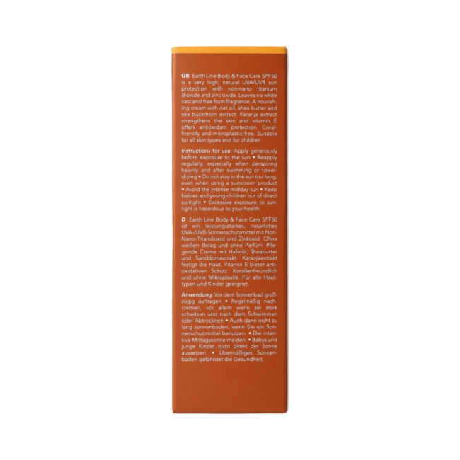 Sun Body & Face Care SPF50 BIO 100.00 Milliliter