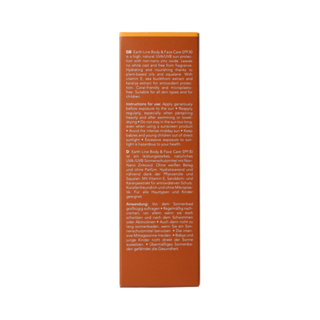 Sun Body & Face Care SPF30 BIO 100.00 Milliliter